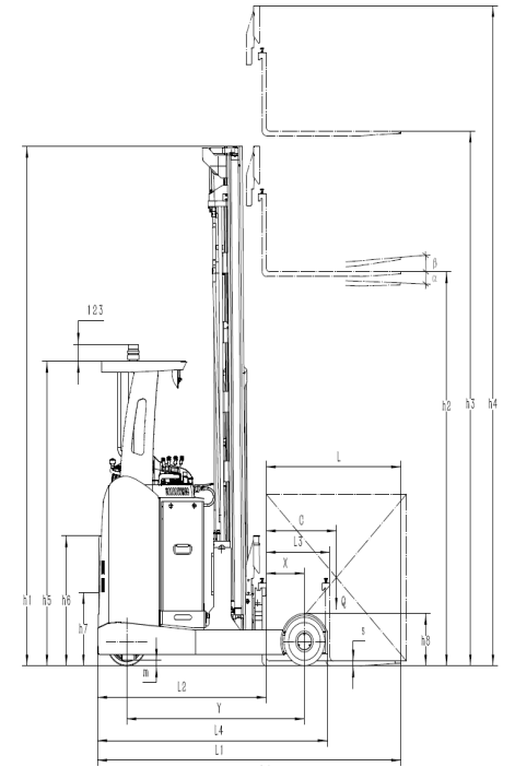 2 Ton FRB Carrello Elevatore Retrattile Elettrico Produttori