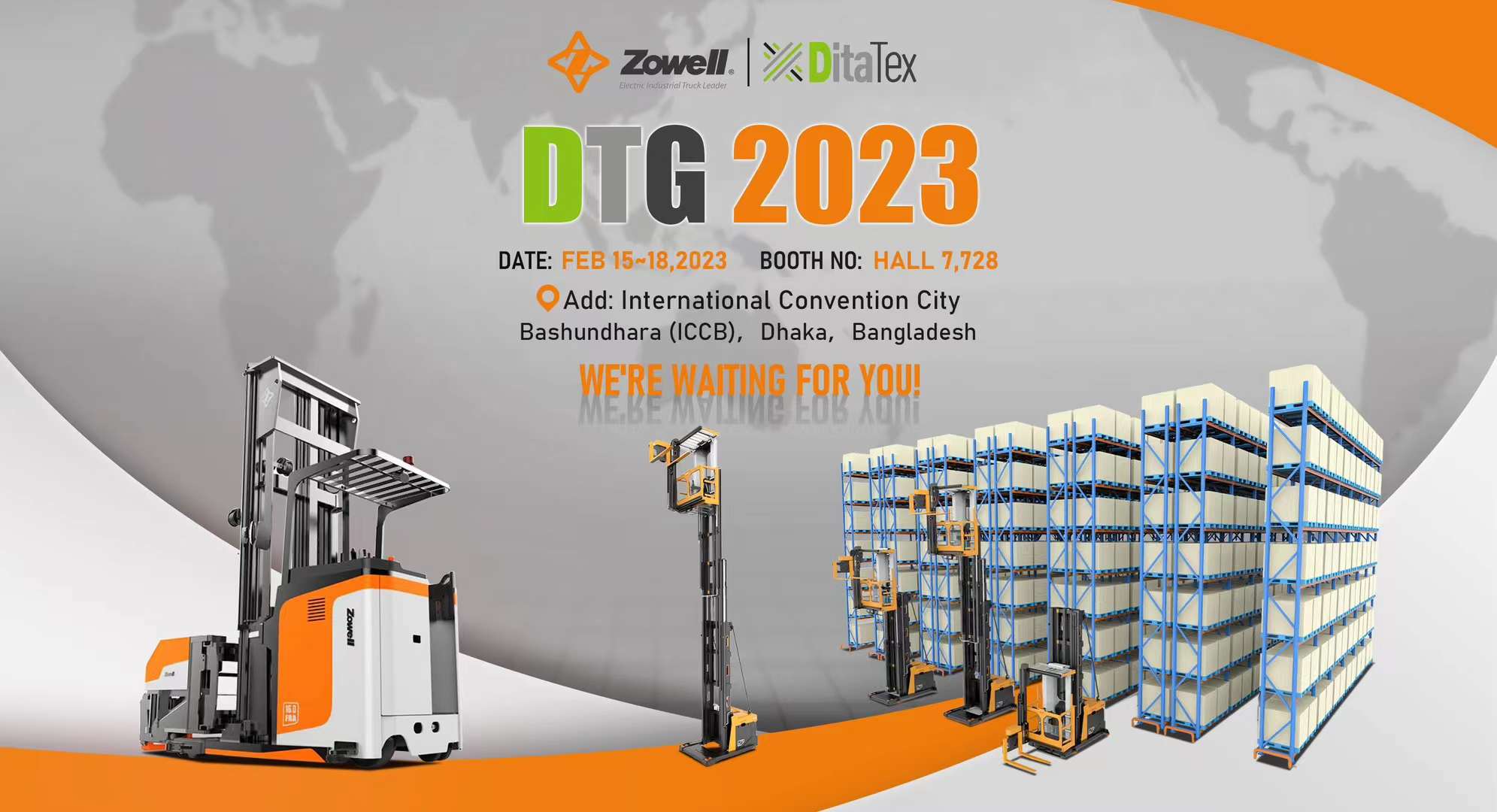 Esposizione DTG 2023: Zowell e DitaTex all'International Convention City Bashundhara (ICCB) in Bangladesh
